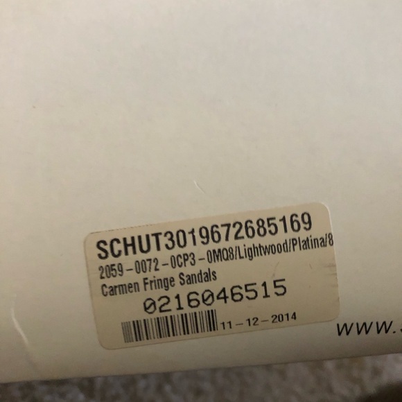 SCHUTZ Sand & Gold “Carmen” Fringe Sandals New in Box!! - Picture 10 of 15